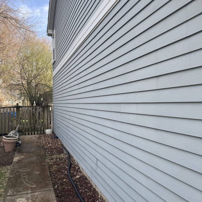 After Siding Cleaning in Schaumburg
